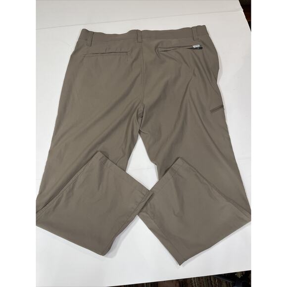 Orvis Men’s Tan 6 Pocket Nylon‎ Pants 38x30 - Picture 3 of 7